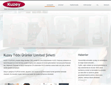 Tablet Screenshot of kuzeymedikal.com